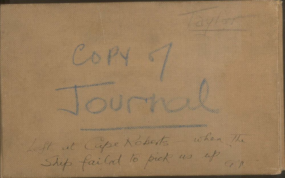 Journal of Narrative of Western Party, 1911-1912