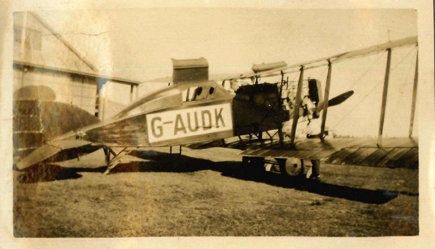 Aircraft G-AUDK, a Bristol 28 Coupe Tourer
