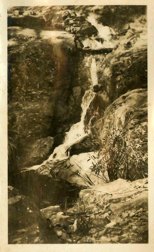 Kingsford Smith Album, unidentified waterfall