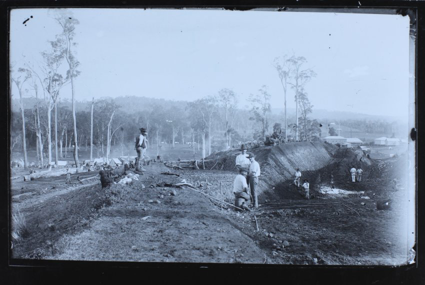 Railway construction, Lismore - Mullumbimby line