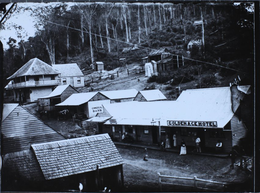 Gold mining Town, upper Clarence district