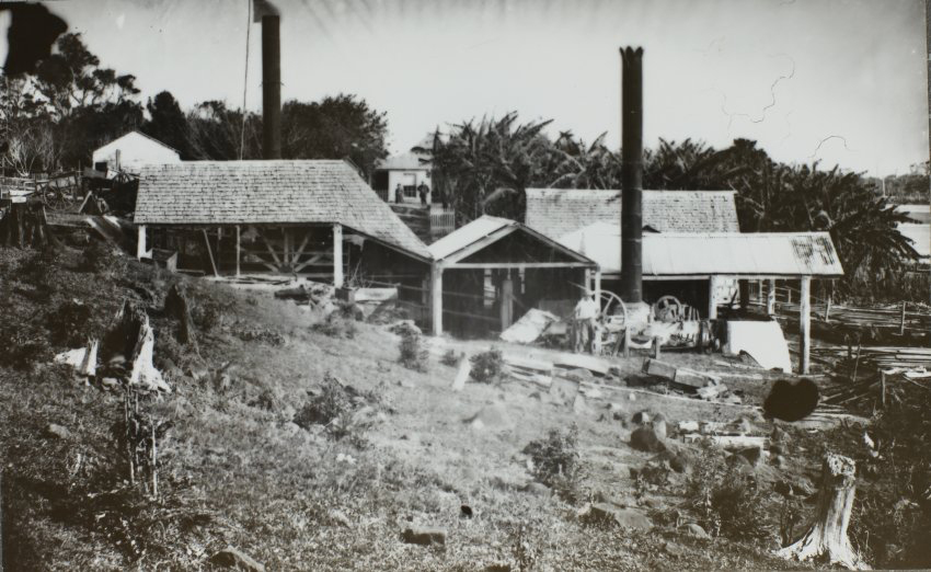 Sharpe&rsquo;s Sugar Mill (closeup), Ballina
