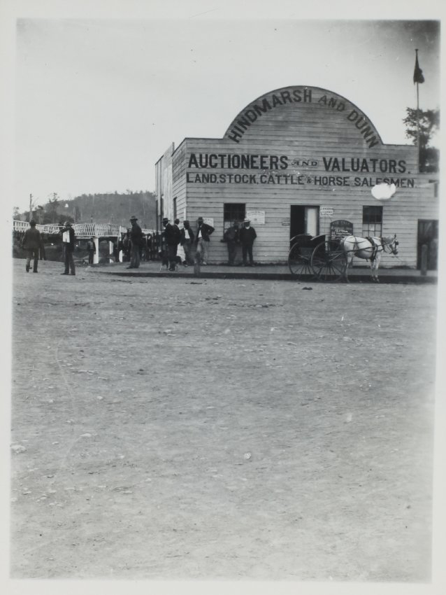 Hindmarsh and Dunn&rsquo;s auction rooms, Lismore