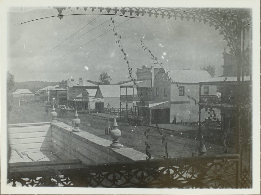 Lismore from balcony of Simpson&rsquo;s store