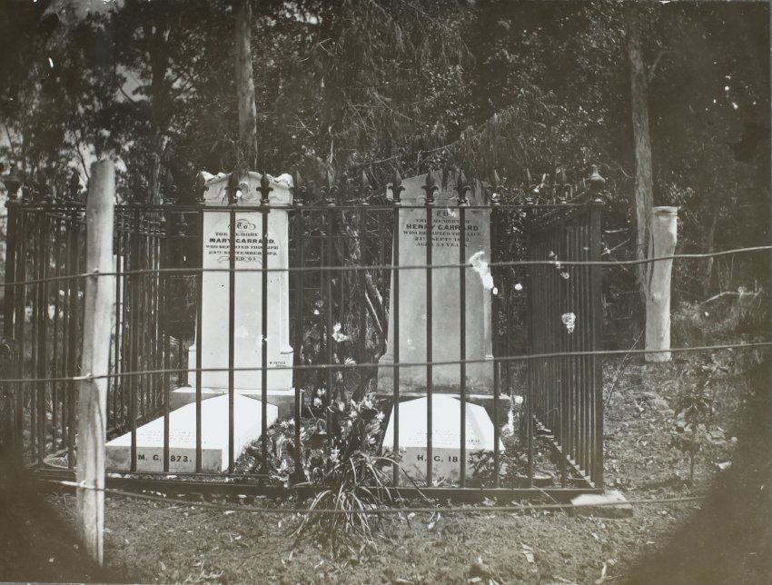 Graves of Mary and Henry Garrard of Tunstall Station, Lismore (1st Police Magistrate)