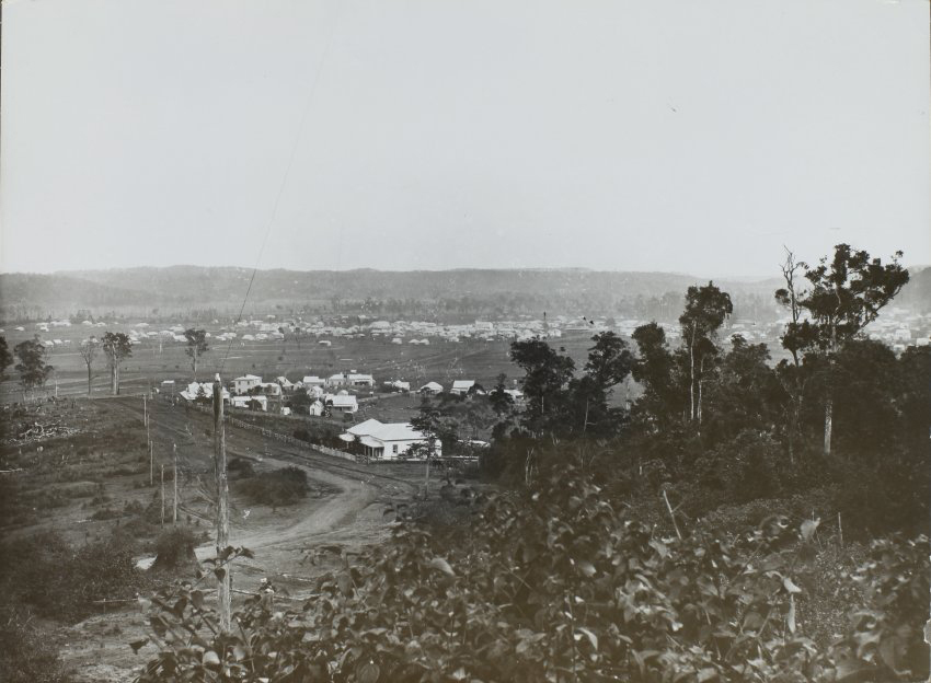 Panoramic view of Lismore looking south