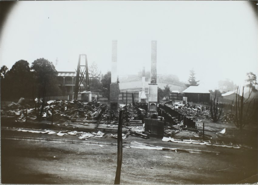 St. Mary&rsquo;s proposed Cathedral and Convent after fire