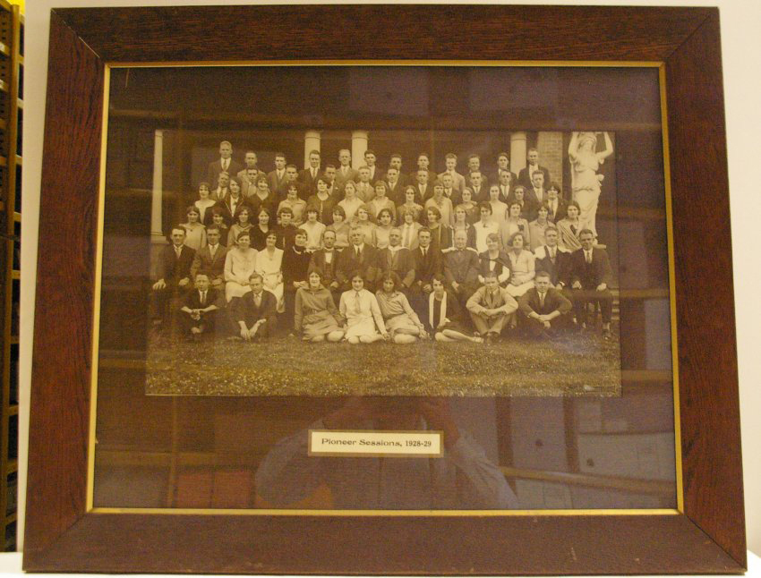 The first intake of students at Armidale Teachers' College taken in front of Smith House