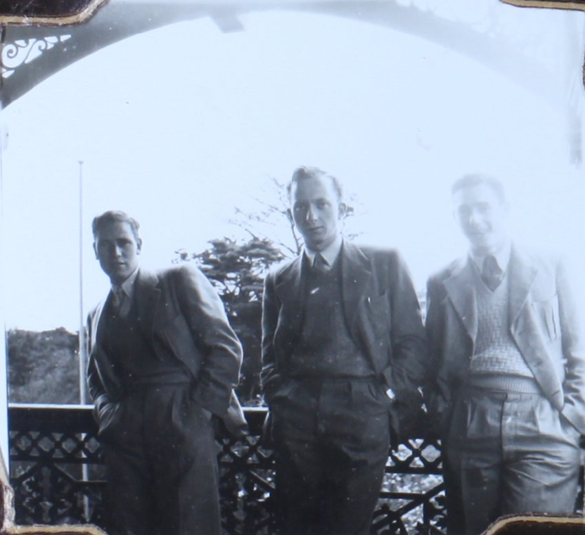 Pete, Rick and Ray, NEUC Graduation, April 25th, 1942