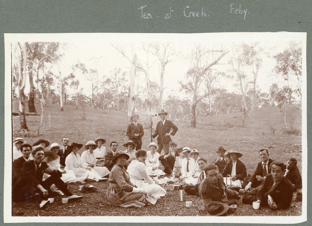 Picnic at a creek