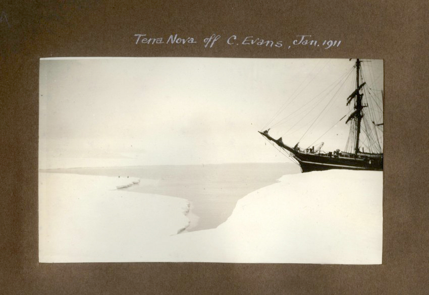 Terra Nova off Cape Evans, January 1911