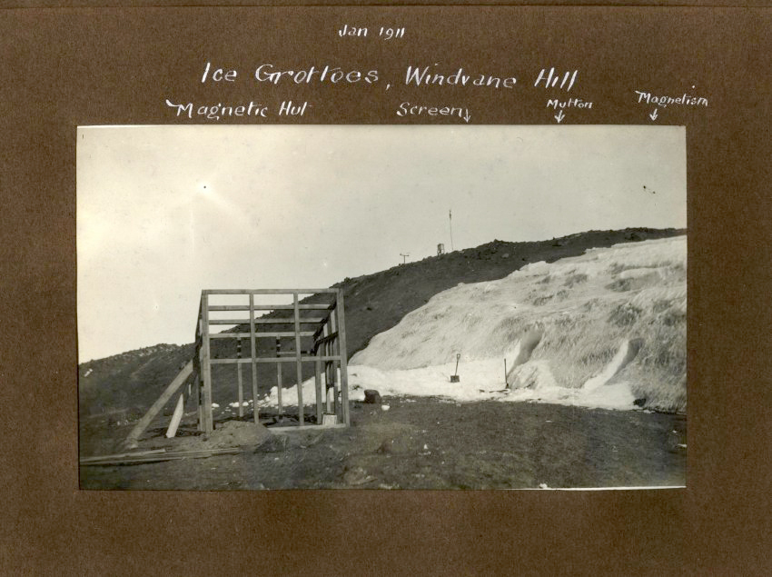 Ice Grottoes, Windvane Hill, January 1911