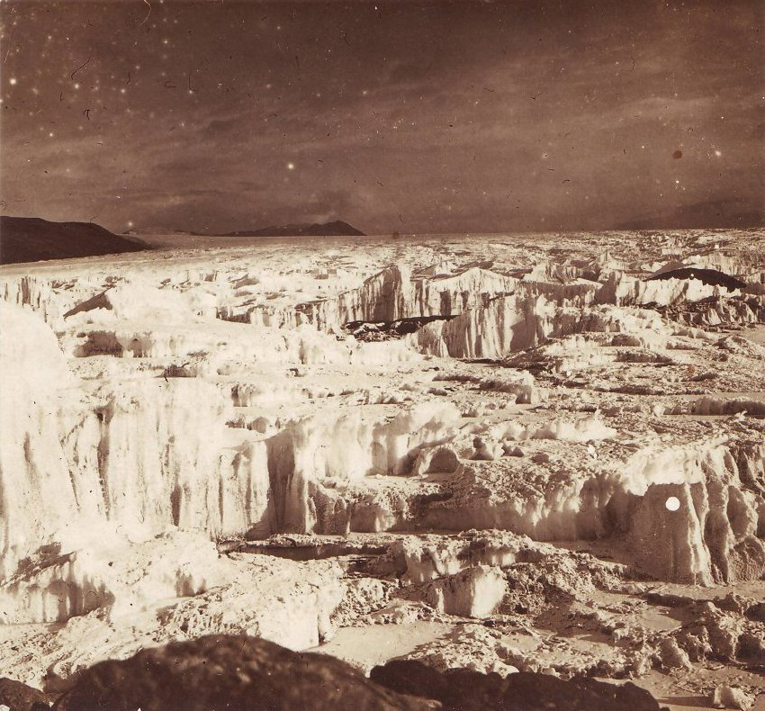 From Camp looking towards crater, 1911
