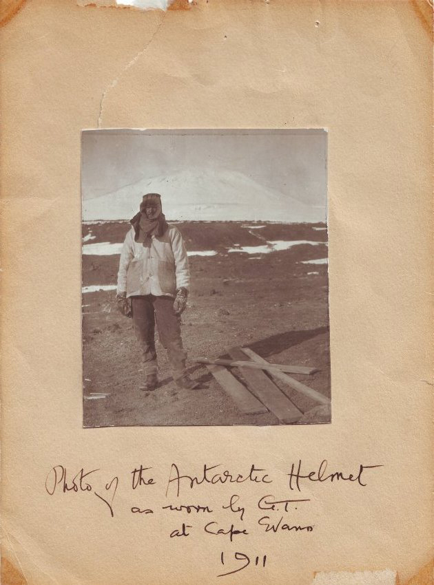 Antarctic Helmet as worn by Griffith Taylor Thomas, 1911