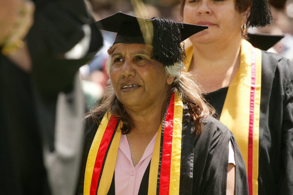 Christine Palmer at TRACKS Graduation Ceremony, 2005