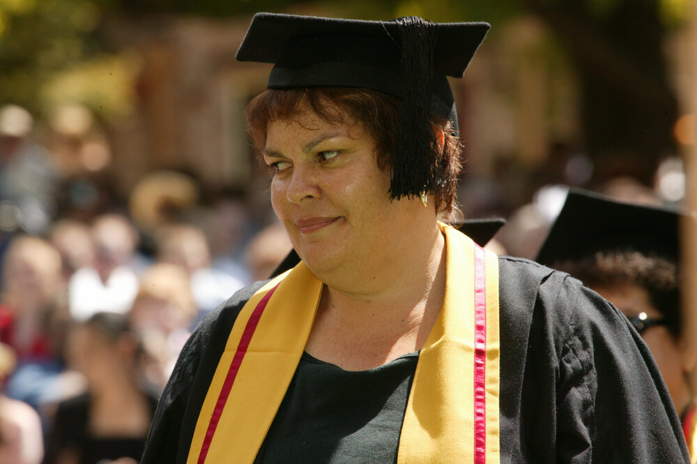 Deborah Rasiga at TRACKS Graduation Ceremony, 2005