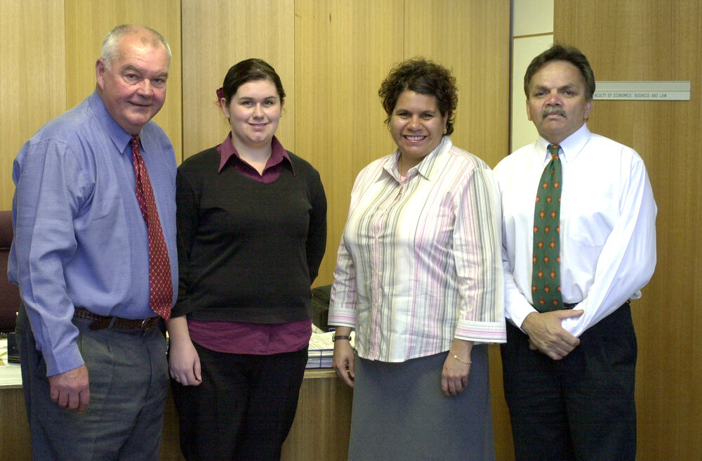 Roley Piggot, Kristine Kliendiest, Gina Milgate and Steve Widders, 1999