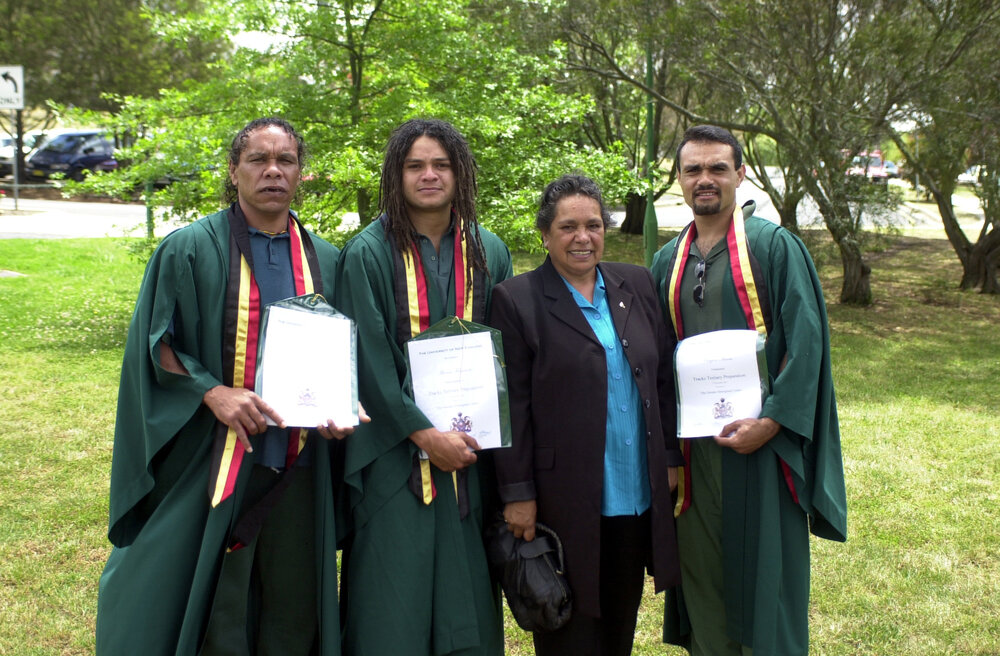 TRACKS Graduation ceremony 2001