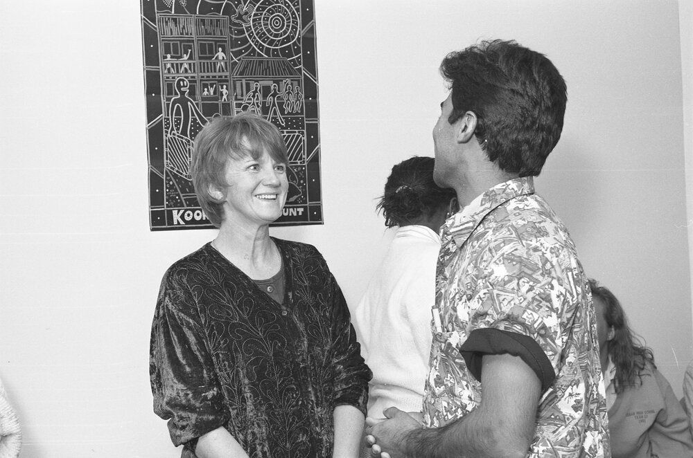 Afternoon tea at the Oorala Centre for the Year of Indigenous People, 1993