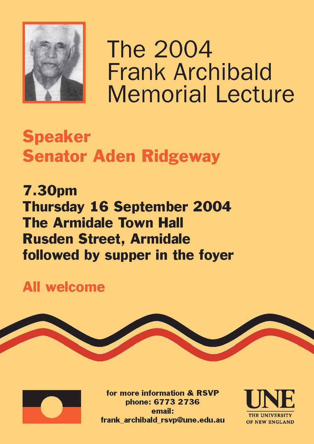 The 2004 Frank Archibald Memorial Lecture (Poster)