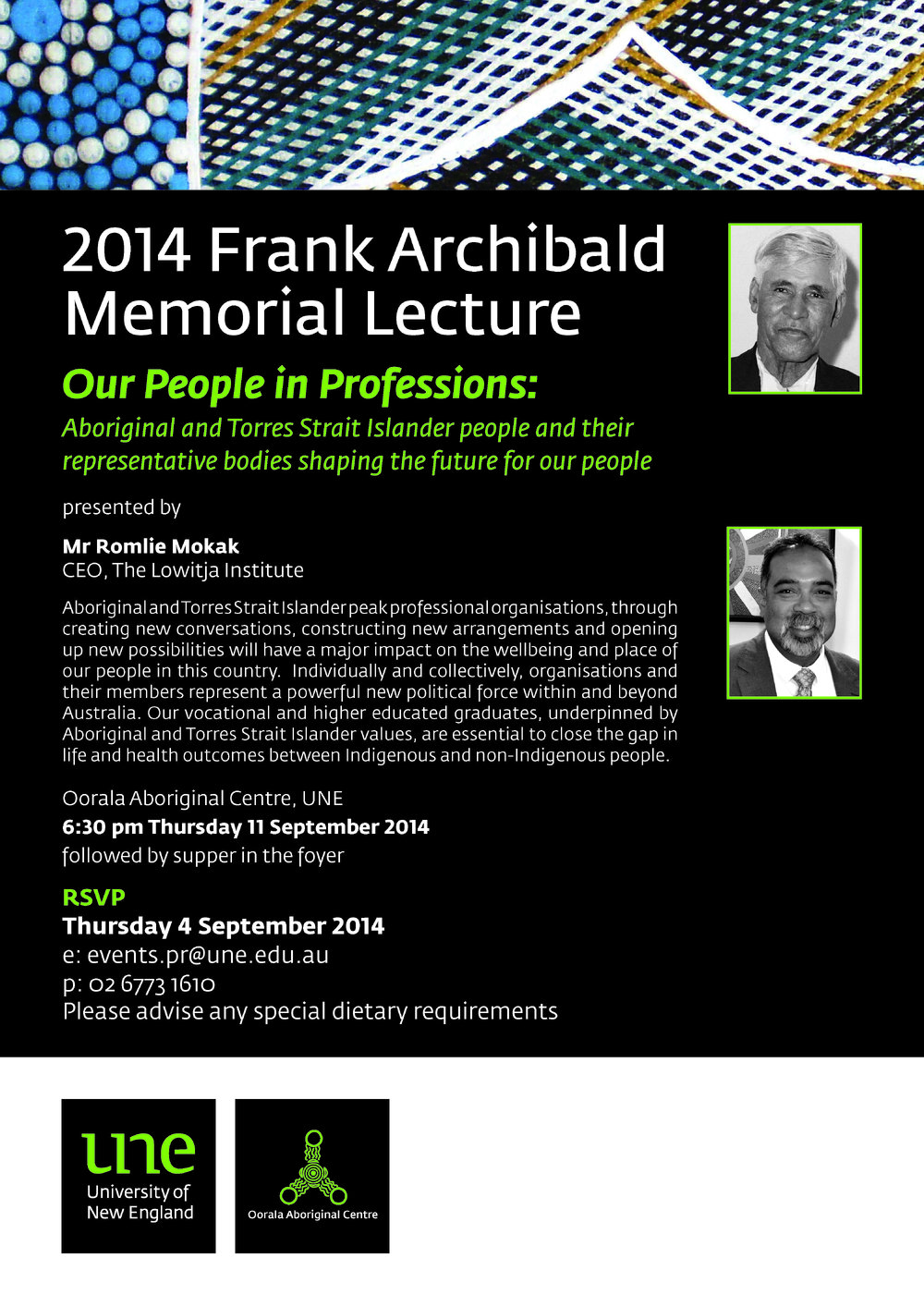 Our People in Professions - 2014 Frank Archibald Memorial Lecture