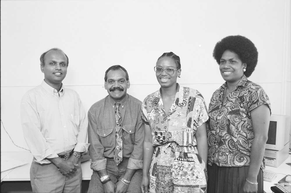 Siri Gamage, James Miller, Khotoi Pholojoe, [Ms Lewavo], UNE 1993