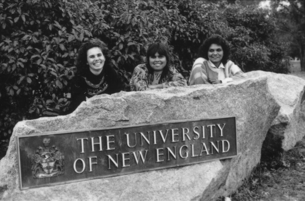 Lyn Riley, Debbie Green, Rose Lovelock, 1986