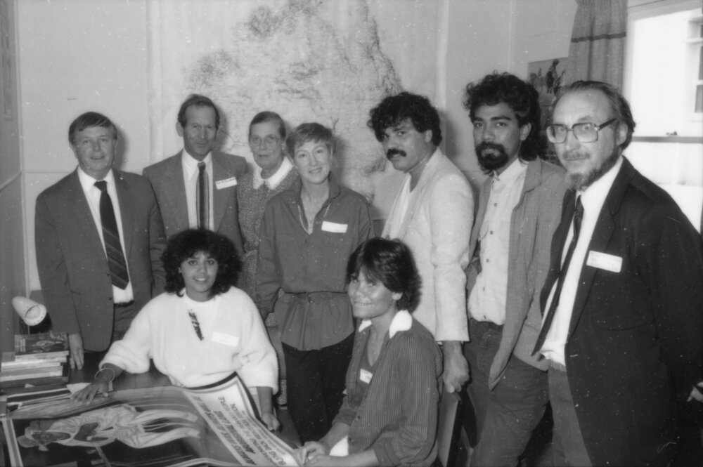 Opening of the Aboriginal Resource Centre UNE, 1986