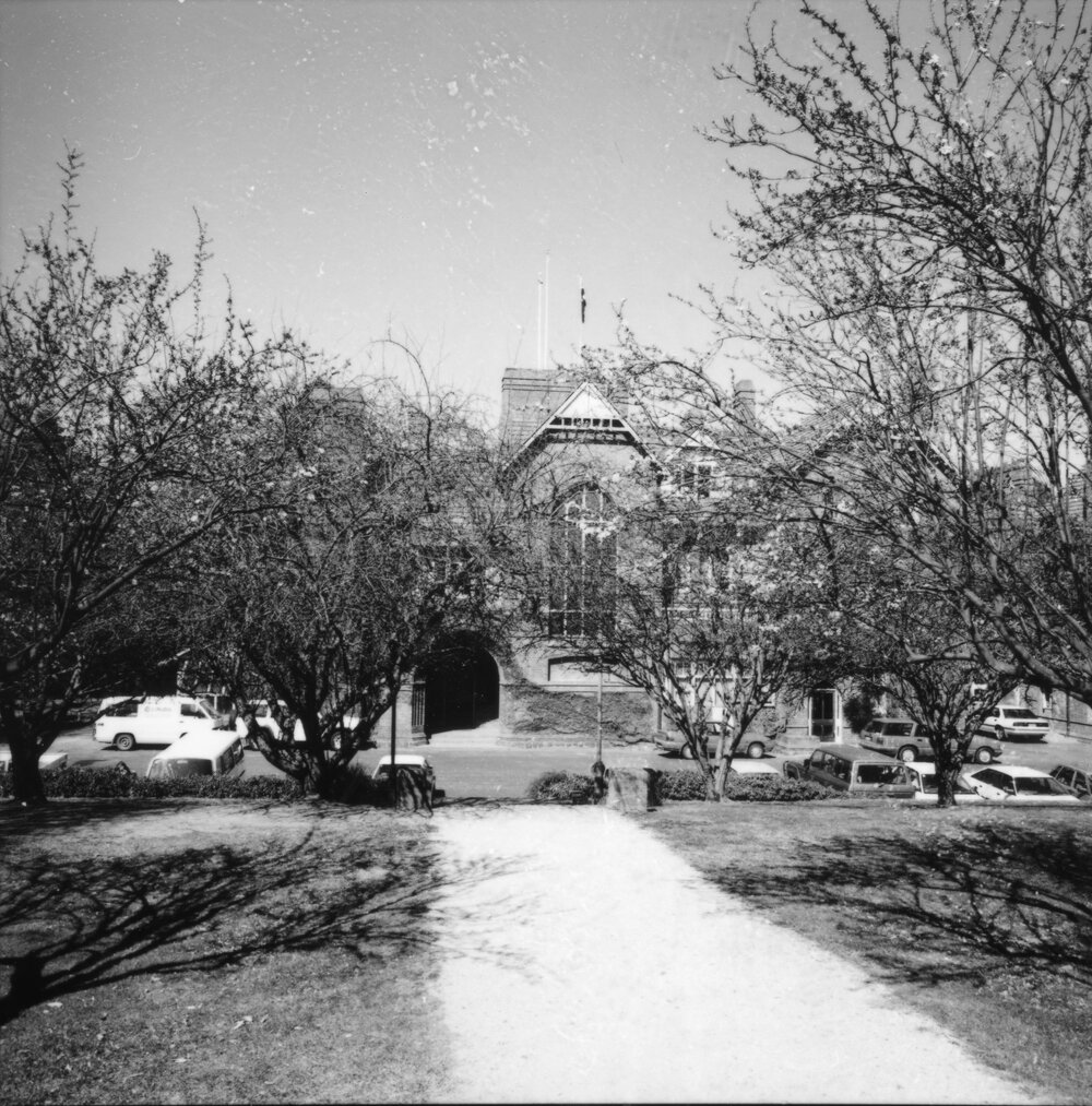 Boolominbah, UNE, Aboriginal flag raising, 1991