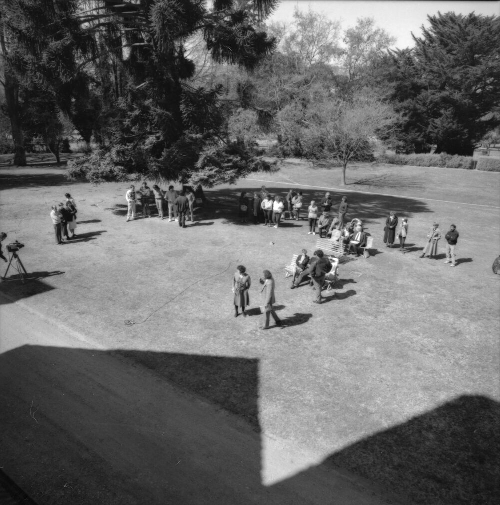 Aboriginal flag raising ceremony, UNE, 1991