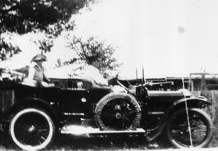 Motor car outside "Balala"