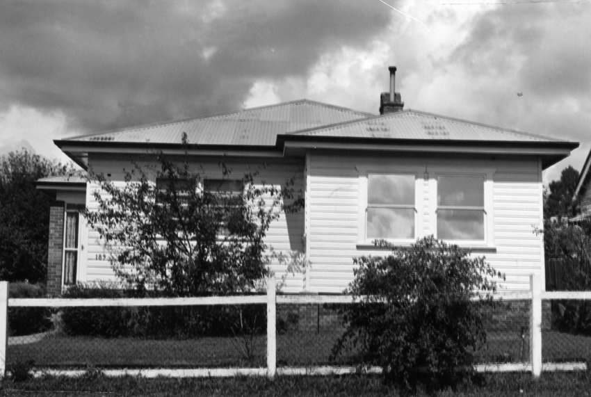  No. 23 of set of 55 weatherboard houses