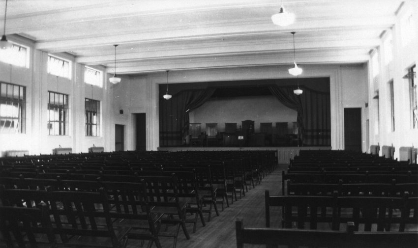 Armidale Teachers' College: Interior view of College auditorium, 1930