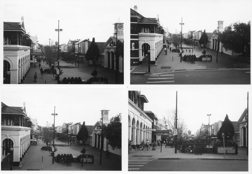 Four views of Beardy Street, Armidale, 1989