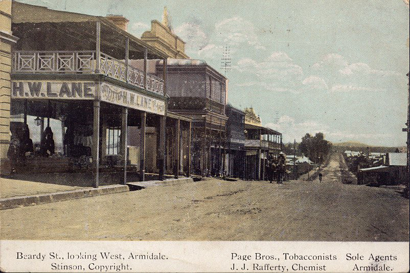 Beardy Street, looking West, Armidale, c. 1914