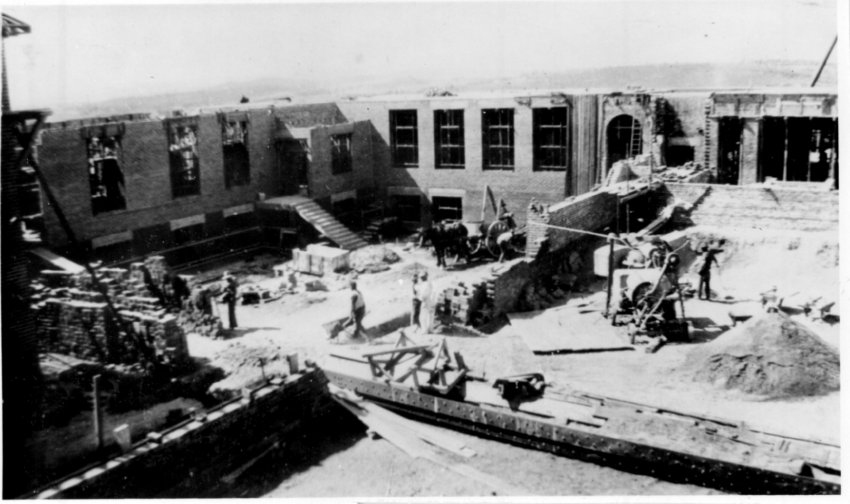Armidale Teachers' College under construction, c. 1930
