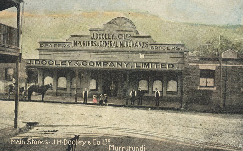 J.H. Dooley &amp; Co. Ltd., Drapers and Grocers, Murrurundi, Hunter Valley, NSW