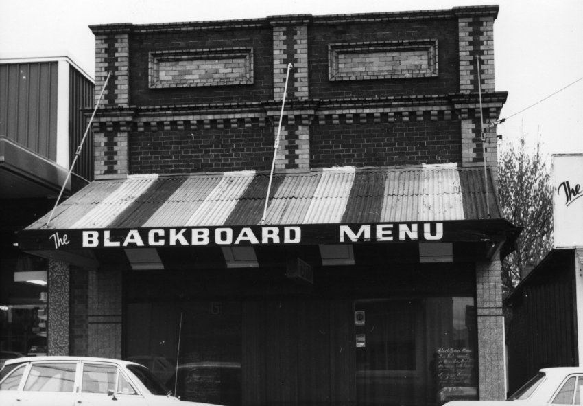The Blackboard Menu, Dangar Street, 1980