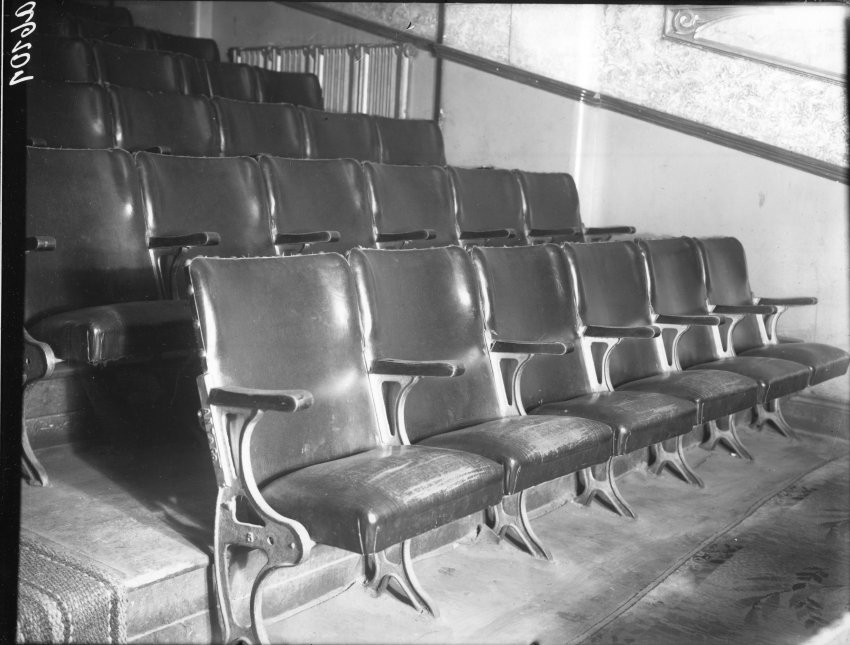 Dress circle seating,  Capitol Picture Theatre, Beardy Street, Armidale, 1947