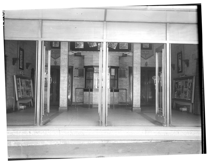 Entrance foyer, Capitol Picture Theatre, Beardy Street, 1947