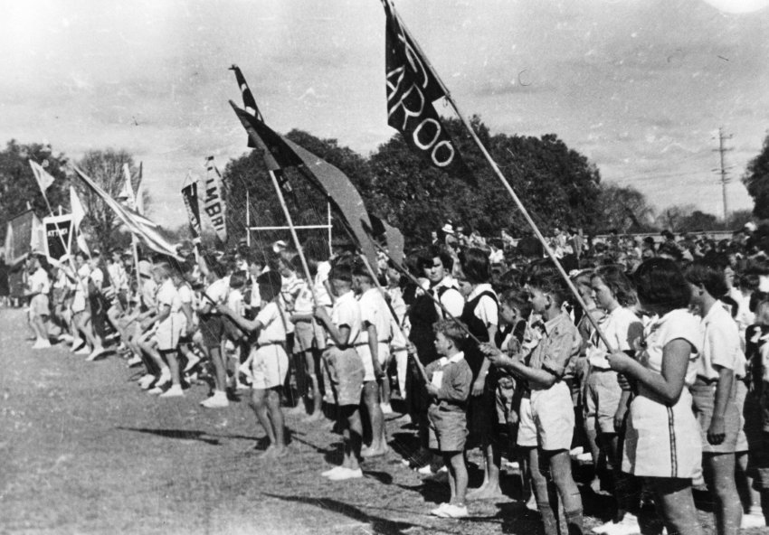 Tamworth region, Small Schools' Athletic Carnival, c. 1954-55