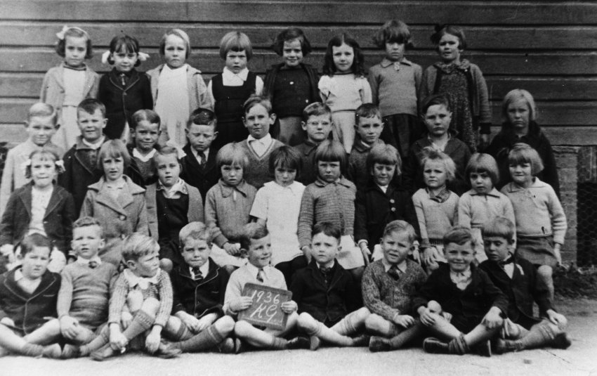 Kindergarten at Moree Public School, 1936