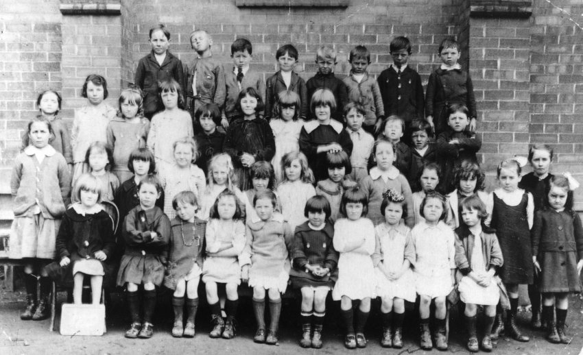 Pupils at St Mary's Primary School, [1920 or 1923]