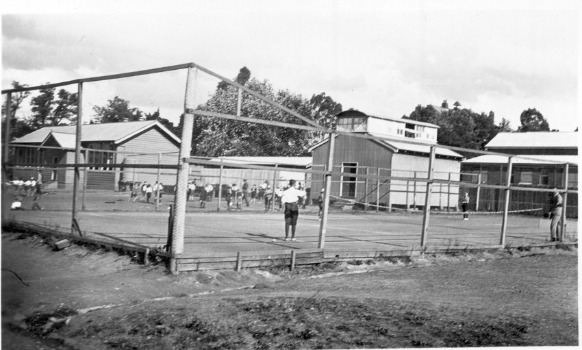 Armidale Teachers' College, tennis at Demonstration School, c. 1930