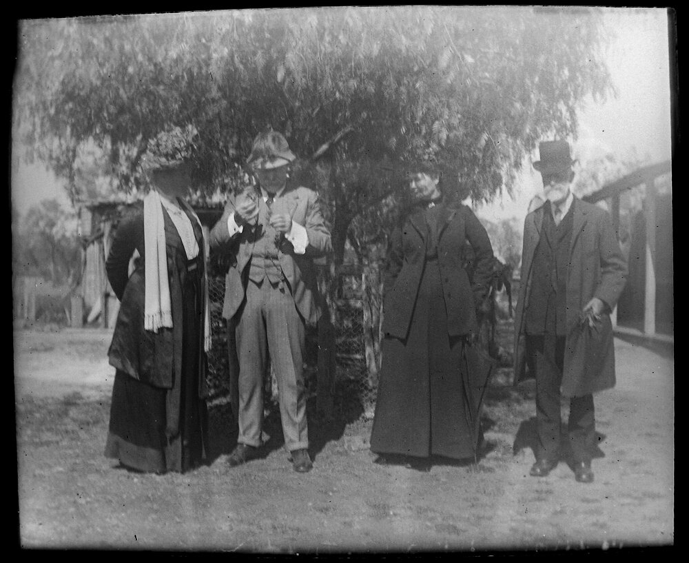 McGregor party of four at Welltown, 1912