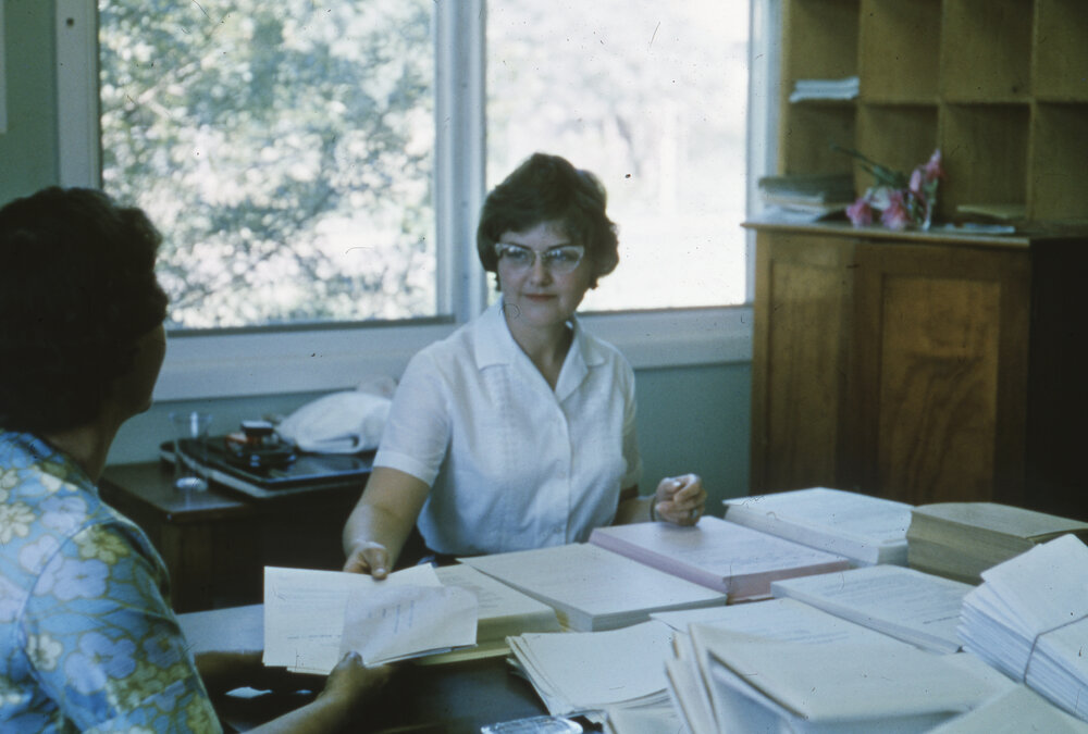 Mailout operation, Dixson Library, UNE