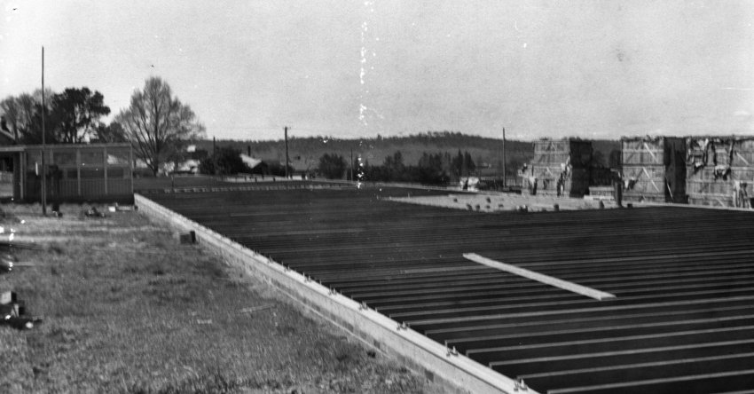 Construction of Newling House, Armidale Teachers' College, 1954 