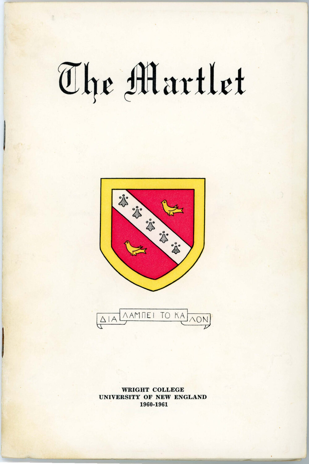 The Martlet, 1960 - 1961