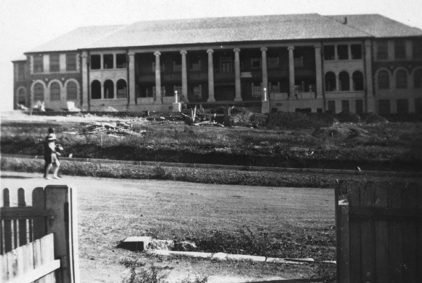 Armidale Teachers' College before construction was completed, c. 1930.