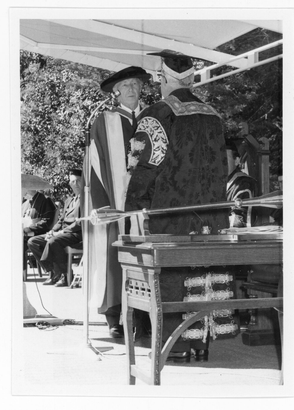 Graduation, Conferring a degree